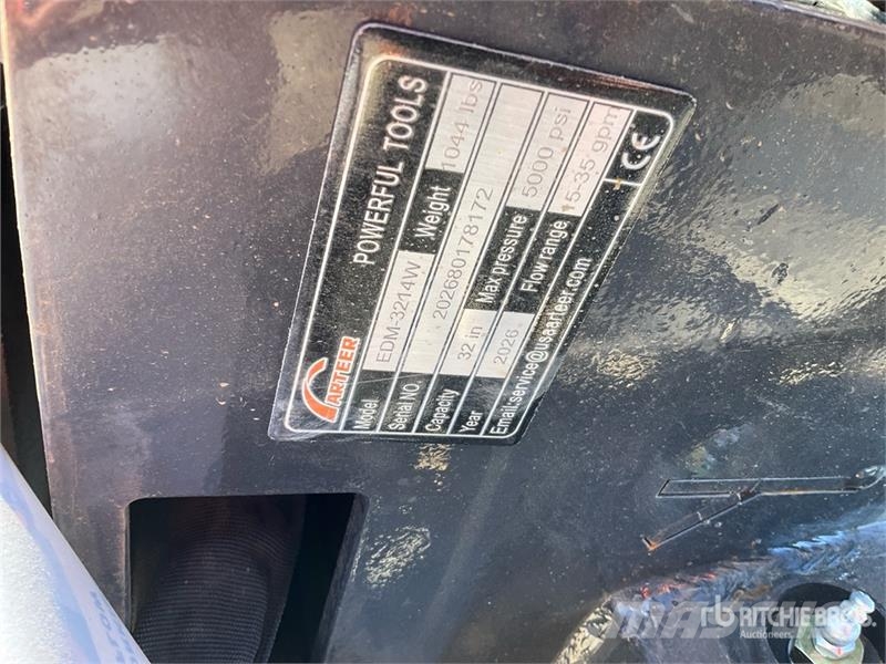 Arteer EDM-3214W 32 in Excavator Drum Mulcher - Fits 3 - Други компоненти