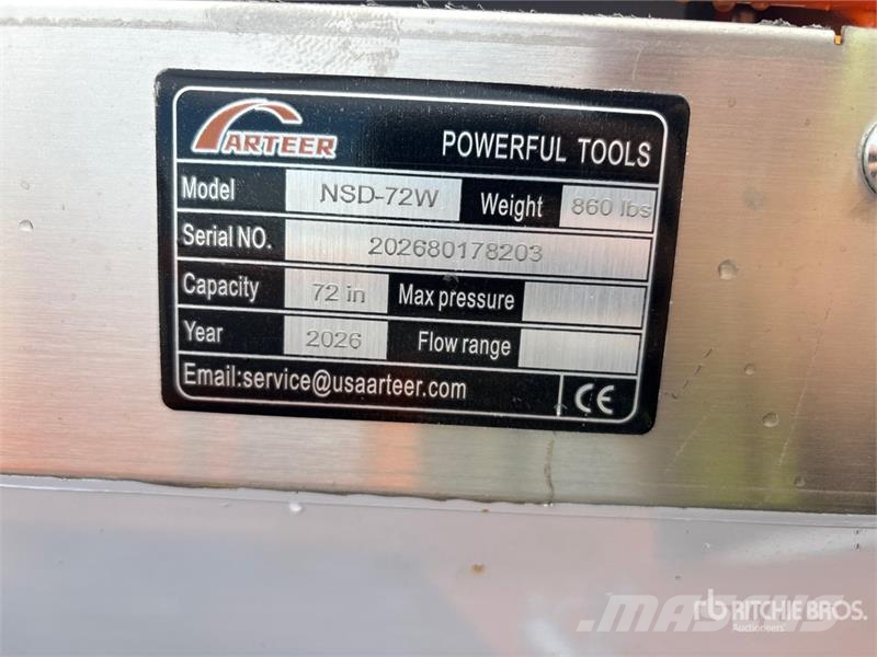 Arteer NSD-72W 72 in 3-Point & Skid Steer Seeder (Unused) Perforatrici