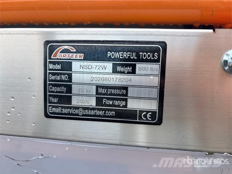 Arteer NSD-72W 72 in 3-Point & Skid Steer Seeder (Unused) Perforatrici
