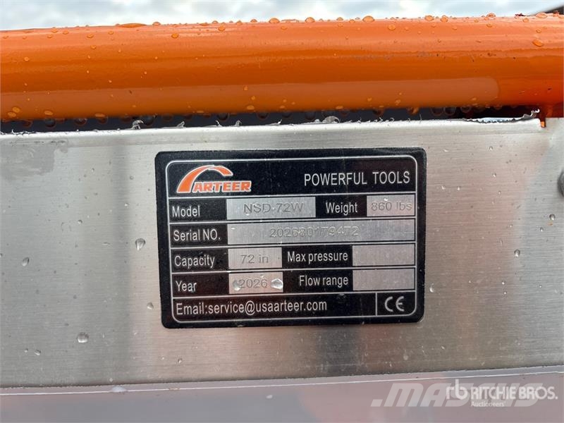 Arteer NSD-72W 72 in 3-Point & Skid Steer Seeder (Unused) مثاقيب