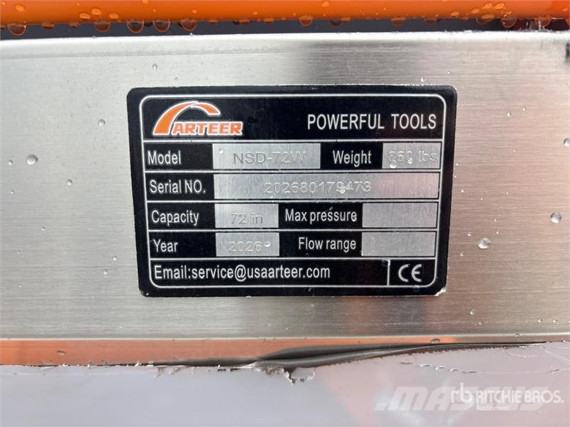Arteer NSD-72W 72 in 3-Point & Skid Steer Seeder (Unused) مثاقيب