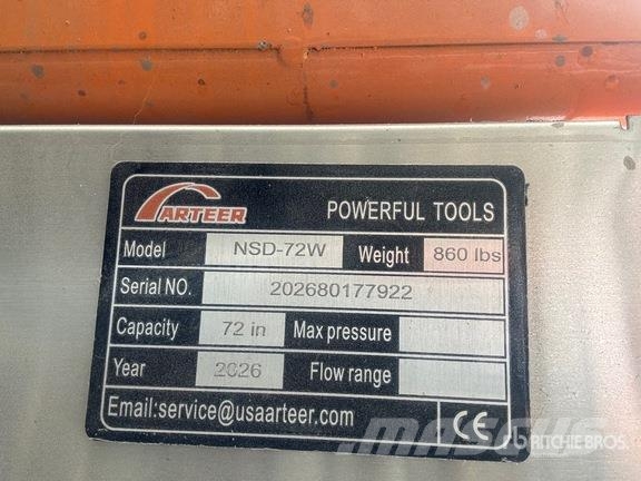 Arteer NSD-72W 72 in 3-Point & Skid Steer Seeder (Unused) Sejalnice