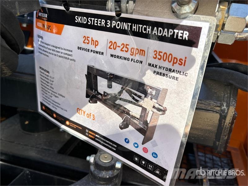 Arteer PHA-2C-3 Skid Steer 3-Point Adapter Drugi deli