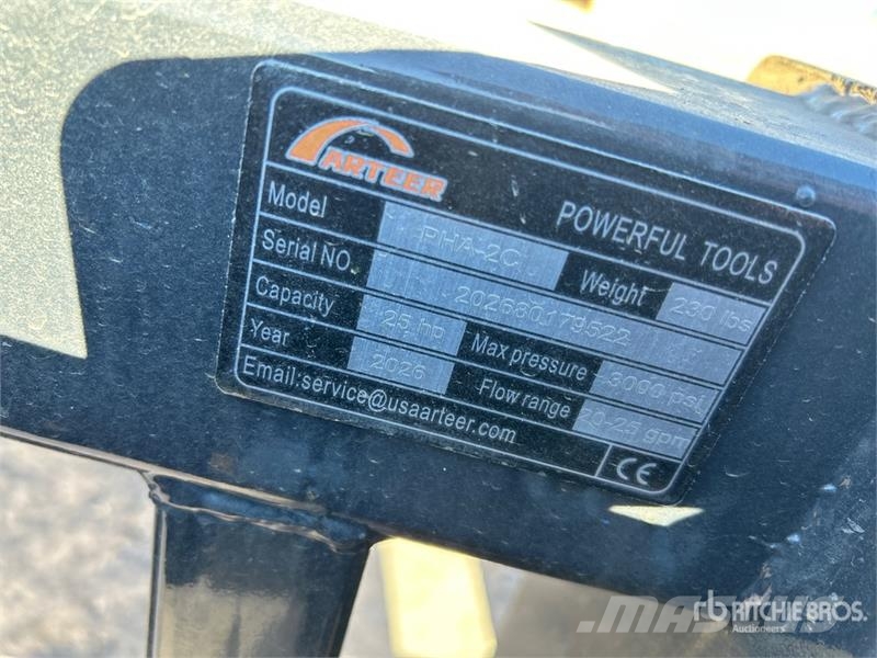 Arteer PHA-2C-3 Skid Steer 3-Point Adapter Drugi deli