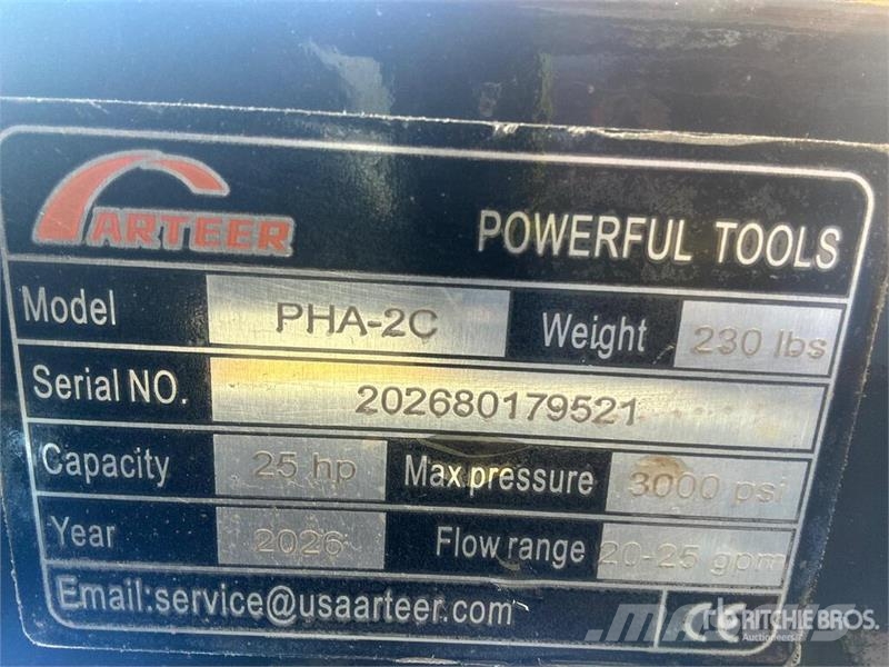 Arteer PHA-2C-3 Skid Steer 3-Point Adapter Overige componenten