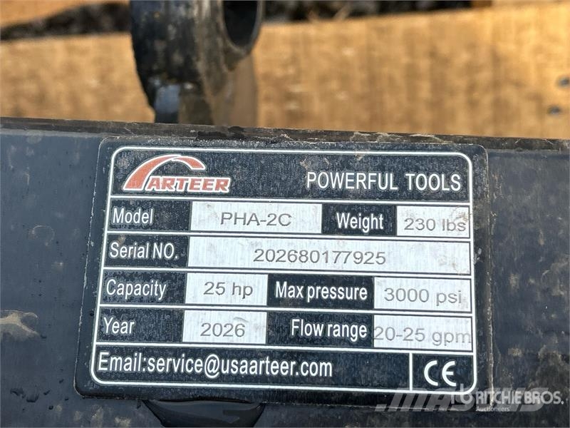 Arteer PHA-2C-3 Skid Steer 3-Point Adapter (Unused) Andre komponenter