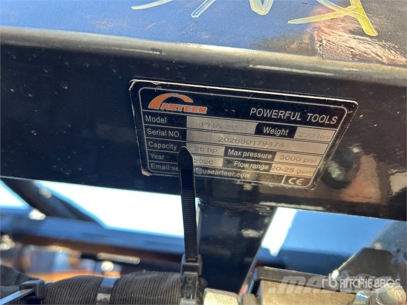 Arteer PHA-2C-3 Skid Steer 3-Point Adapter (Unused) Outros componentes