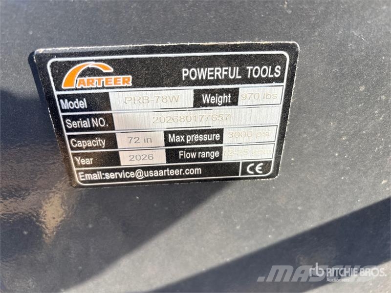 Arteer PRB-78W 78 in Skid Steer Bucket (Unused) Κουβάδες