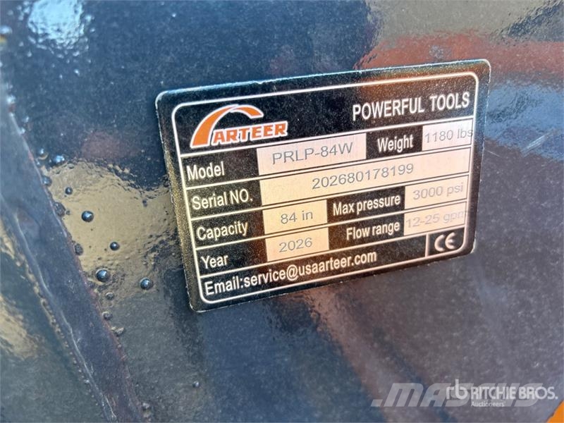 Arteer PRLP-84W 84 In Power Rake Skid Steer Landplane (Un Włóki polowe