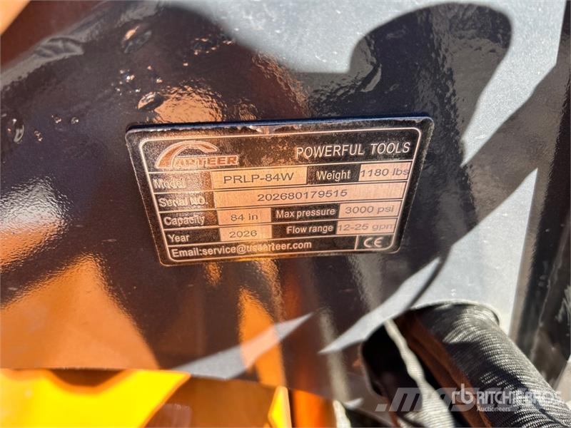 Arteer PRLP-84W 84 in Power Rake Skid Steer Landplane (Un Smagās ecēšas