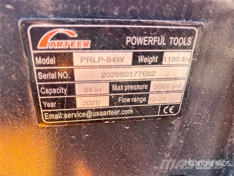 Arteer PRLP-84W 84 in Power Rake Skid Steer Landplane (Un Frangizolle