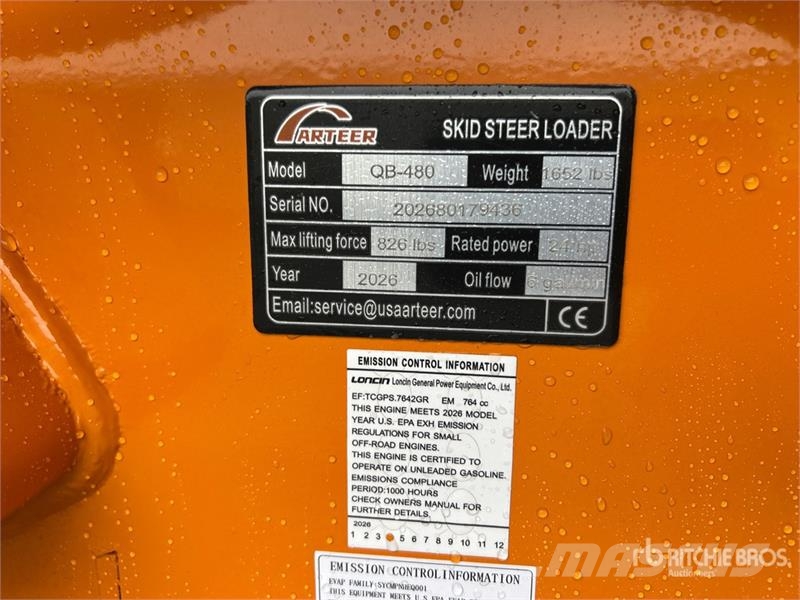 Arteer QB-480 Mini Compact Track Loader (Unused) Schrankladers