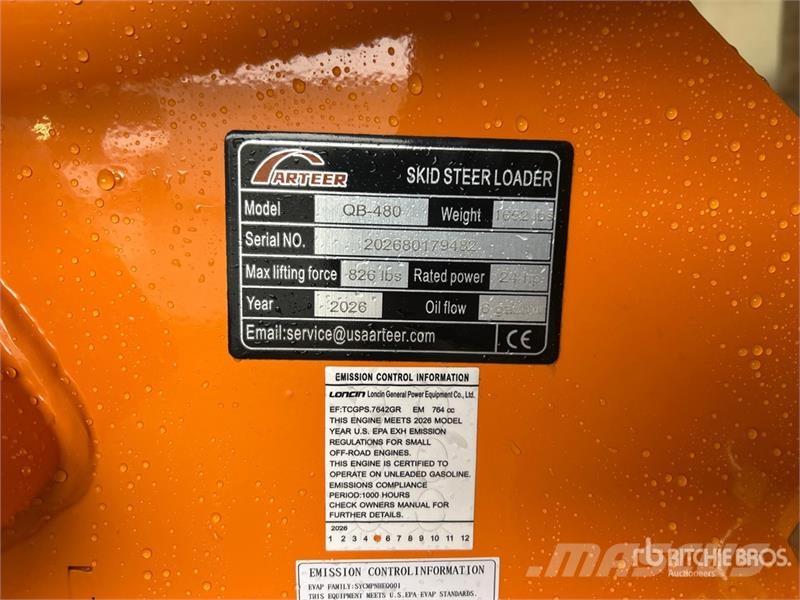 Arteer QB-480 Mini Compact Track Loader (Unused) Schrankladers