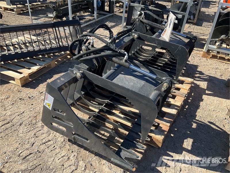 Arteer RGB-84W 84 in Rock Skid Steer Grapple Bucket (Unus Pinzas