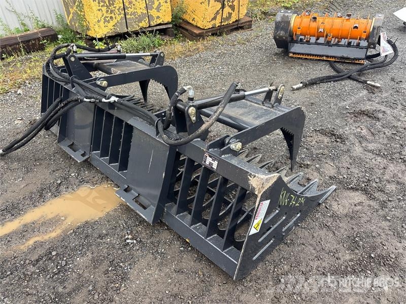 Arteer RGB-84W 84 in Rock Skid Steer Grapple Bucket (Unus 집게