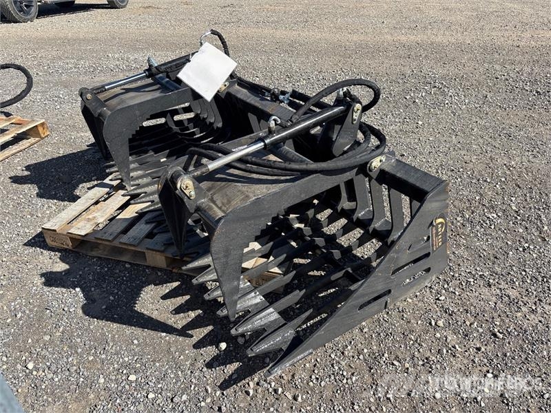 Arteer RGB-84W 84 in Skid Steer Grapple Bucket (Unused) Pinzas