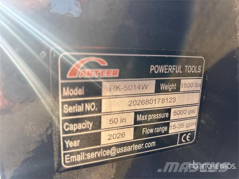 Arteer RK-5014W 50 in Skid Steer Mulcher (Unused) Metsamultšerid