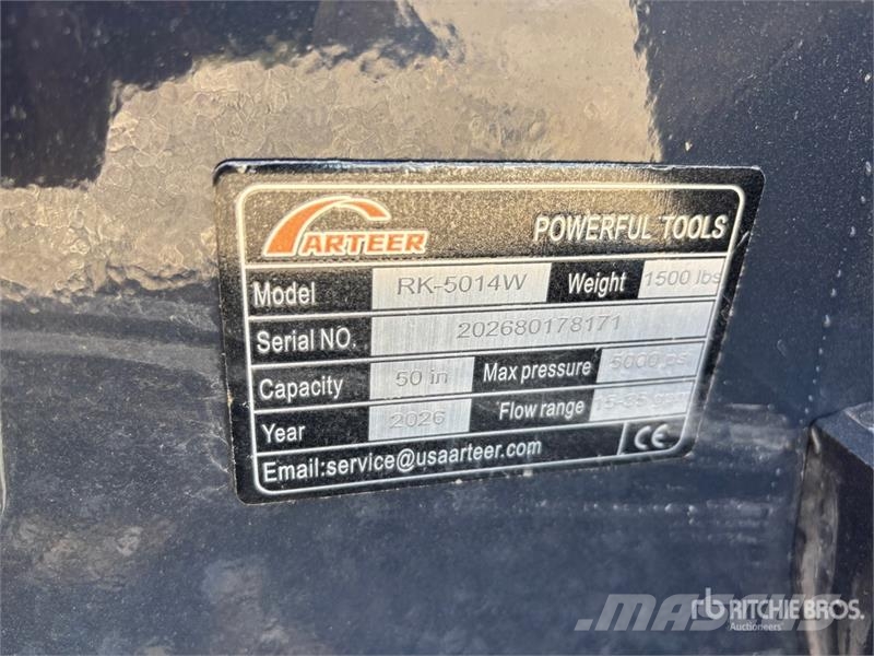 Arteer RK-5014W 50 in Skid Steer Mulcher (Unused) Metsamultšerid