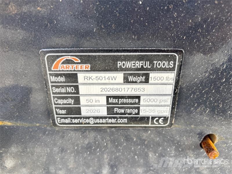 Arteer RK-5014W 50 in Skid Steer Mulcher (Unused) Šumski mulčeri