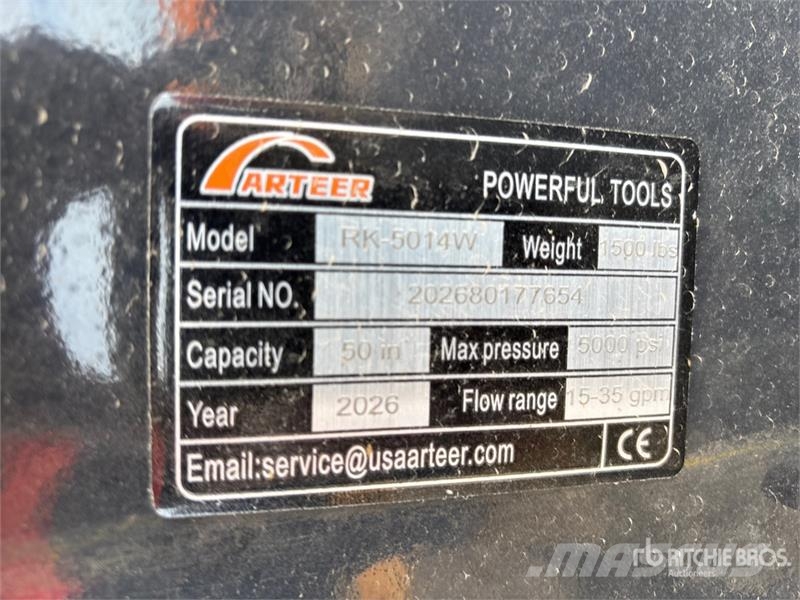 Arteer RK-5014W 50 in Skid Steer Mulcher (Unused) Šumski mulčeri