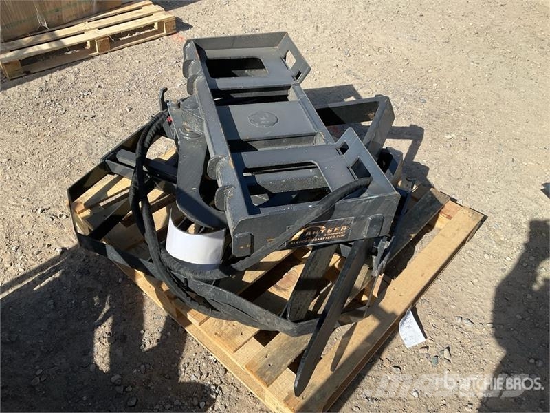 Arteer RPT-42L 60 in Rotating Hydraulic Skid Steer Forks  شوكات