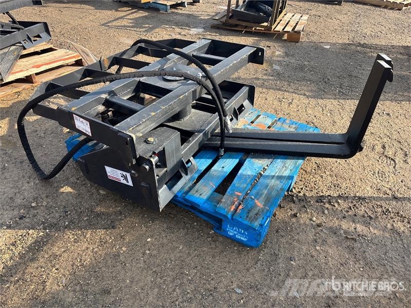 Arteer RPT-42L 60 in Rotating Hydraulic Skid Steer Forks Gabeln