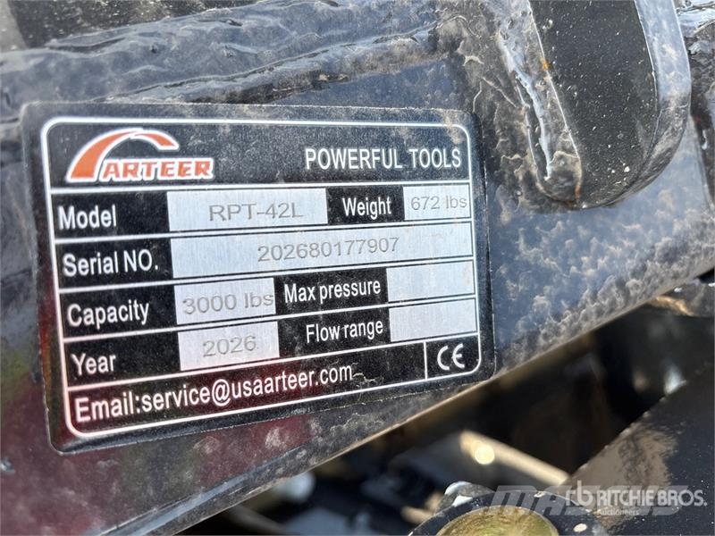 Arteer RPT-42L 60 in Rotating Hydraulic Skid Steer Forks  شوكات