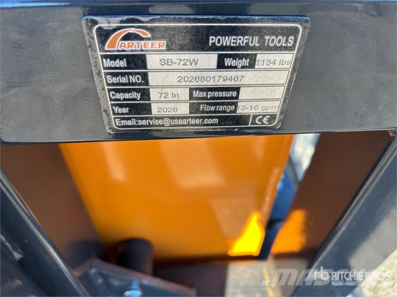 Arteer SB-72W 72 in Skid Steer Screening Bucket (Unused) Baldes crivo