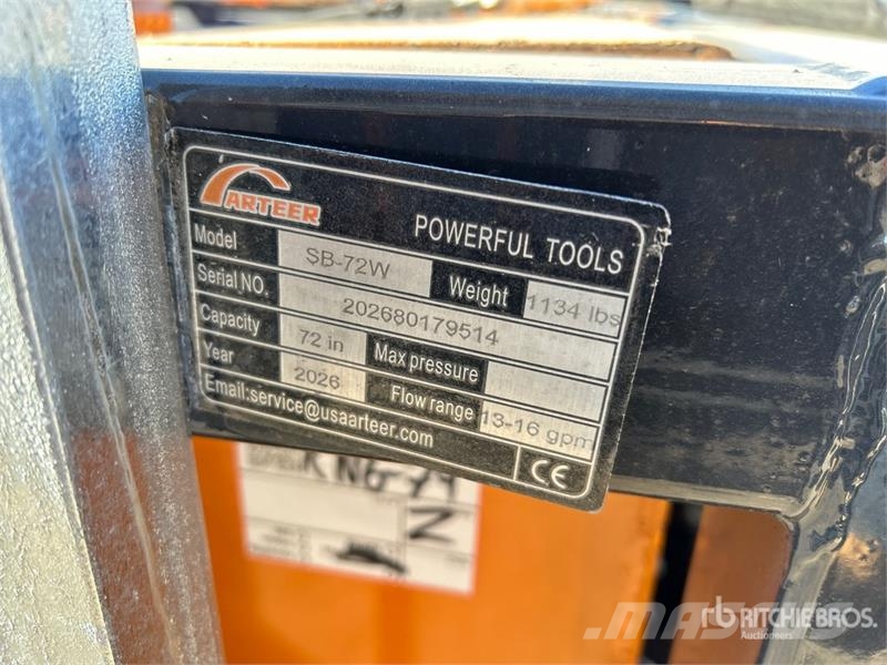 Arteer SB-72W 72 in Skid Steer Screening Bucket (Unused) Baldes crivo