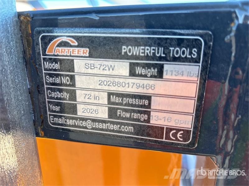 Arteer SB-72W 72 in Skid Steer Screening Bucket (Unused) Baldes crivo