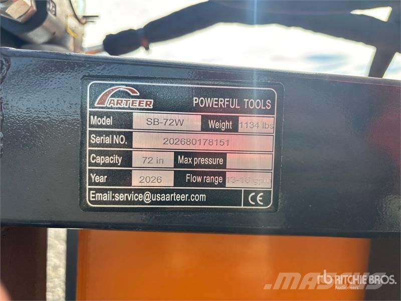 Arteer SB-72W 72 in Skid Steer Screening Bucket (Unused) Sijāšanas kausi