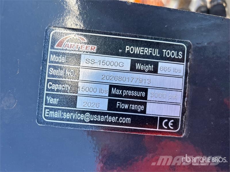 Arteer SS-15000G 15000 lb Skid Steer Logging Winch (Unuse Outros componentes