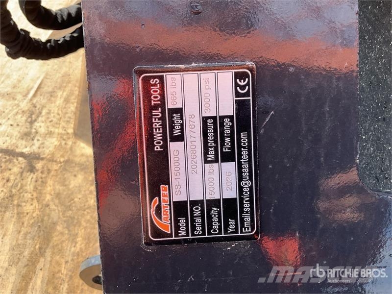 Arteer SS-15000G 15000 lb Skid Steer Logging Winch (Unuse Outros componentes