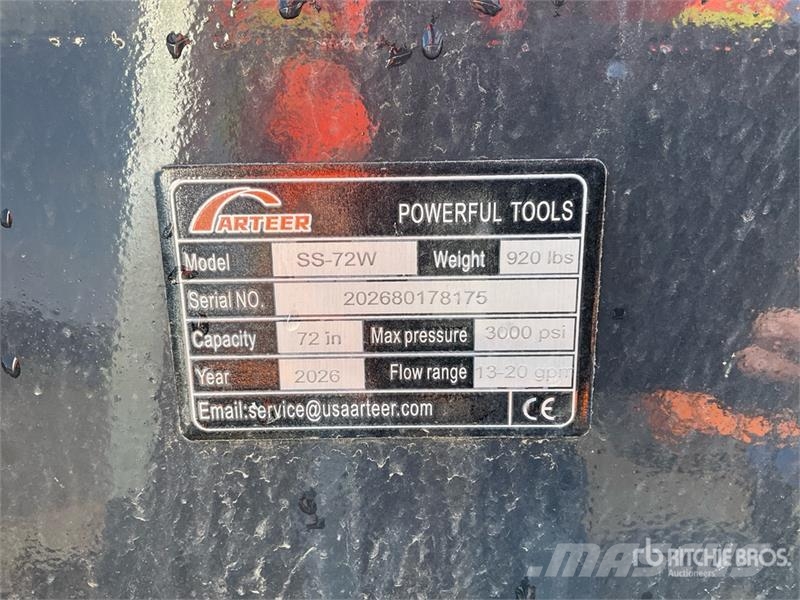 Arteer SS-72W 72 in Skid Steer Sweeper (Unused) Навесные щетки