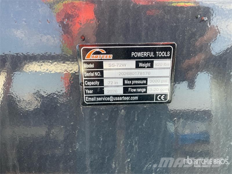 Arteer SS-72W 72 in Skid Steer Sweeper (Unused) Навесные щетки