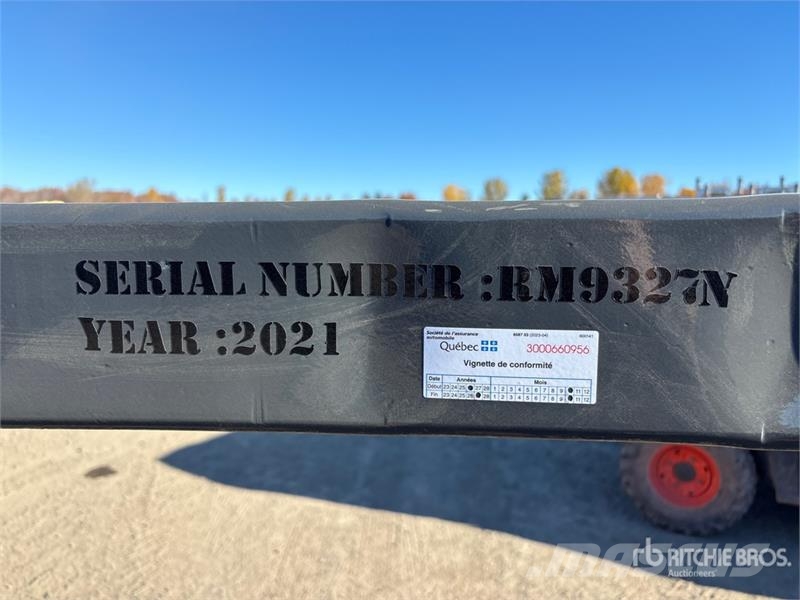  Artis 16000 lb T/A 16 ft Lowboy Trailer Dieplader