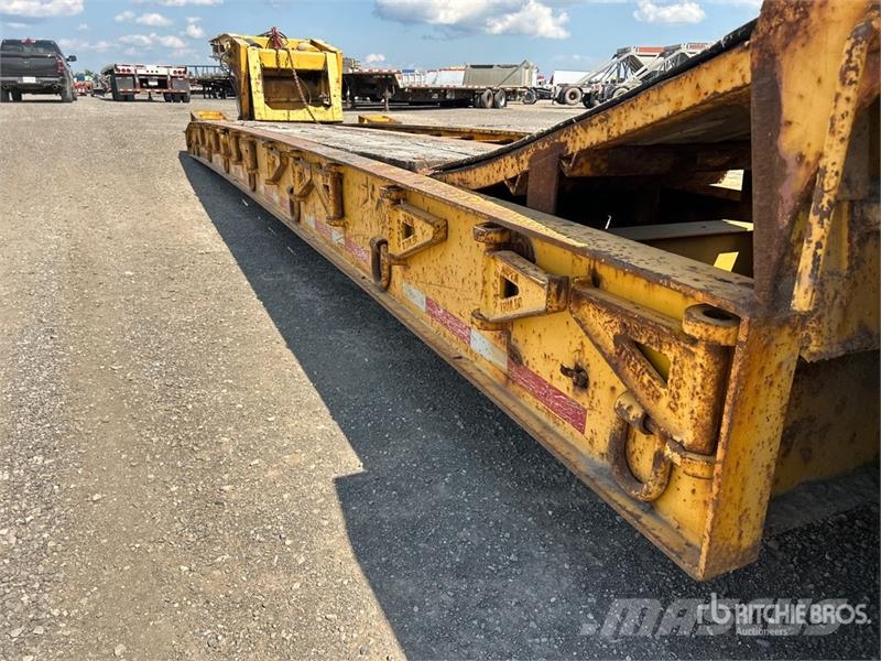 Aspen 50 ton Tri/A Removable Gooseneck Lowboy Trailer 平板拖车