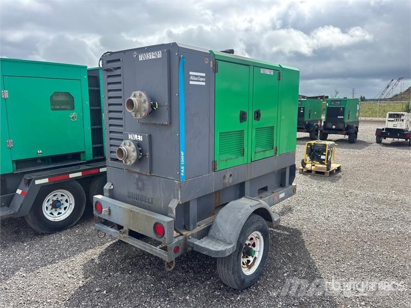 Atlas Copco PAS100HF Trailer-Mounted Water Pump Veepumbad