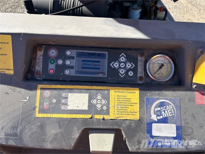 Atlas Copco XAS 185 KD 185 CFM MOBILE Air Compressor Kompresori