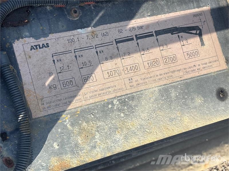 Atlas-Crane AK100.1 Truck Mounted Boom Drugi deli