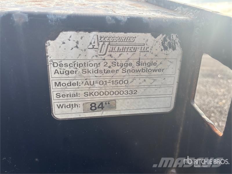 AU -01-1500 84 in Skid Steer Snowblower 掃雪機