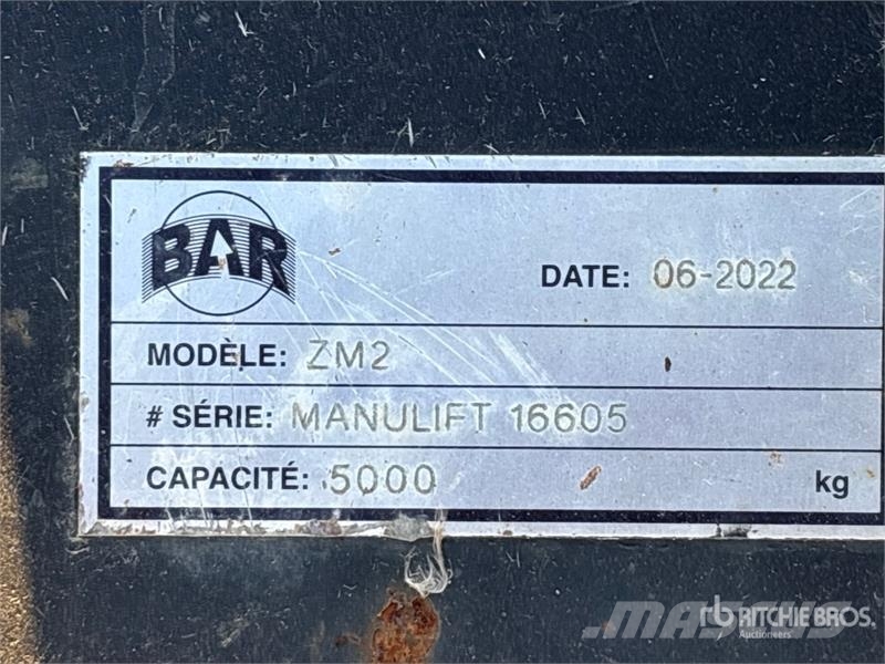 BAR ZM2 Fork bar - Fits Manulift مكونات أخرى