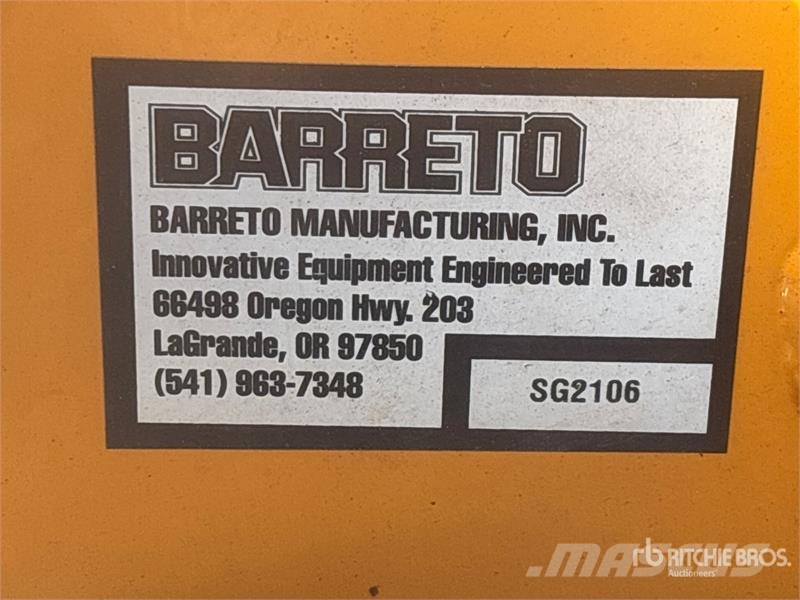 Barreto Walk Behind Stump Grinder Motoreggen / Rototiller