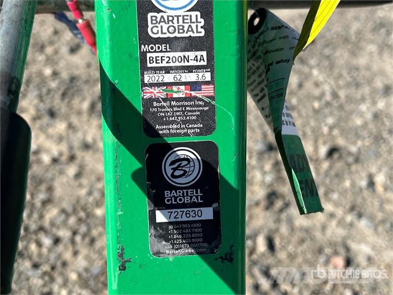 Bartell BEF200N-4A Concrete Grinder Moinhos/Retificadoras