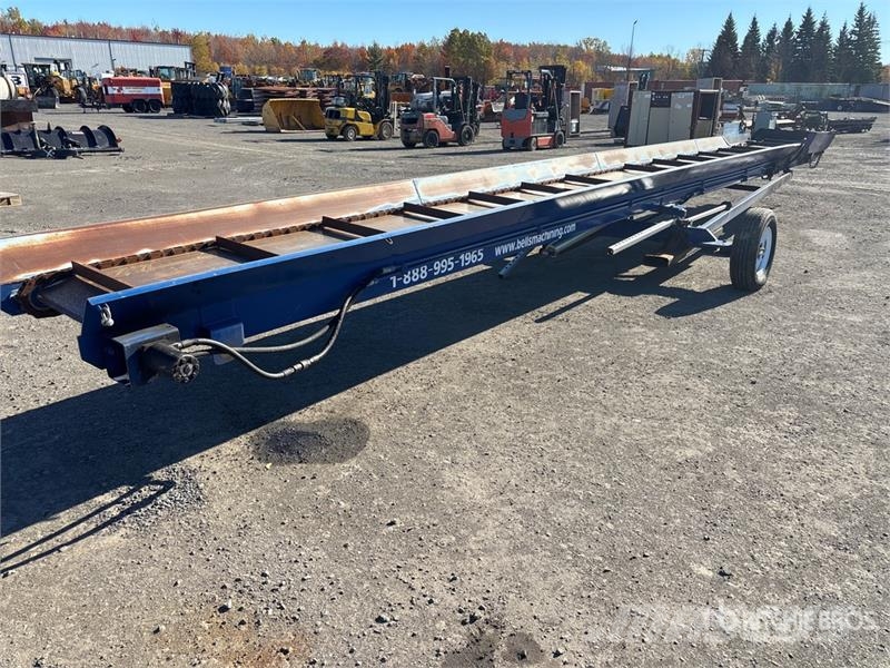  Bells 24 in x 32 ft Portable Transfer S/A Conveyor Outros Florestal