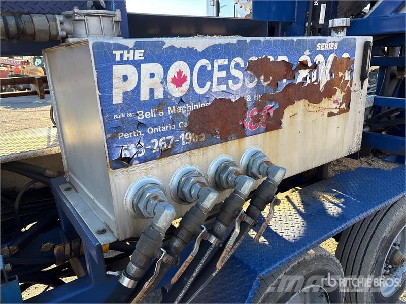 Bells Serie 8000 Portable T/A Firewood Processor Fa hántoló, vágó, aprító