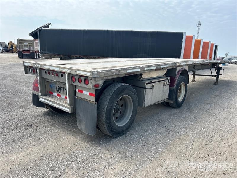 Benson 48 ft T/A Spread Axle Flatbed Trailer 自卸半挂车