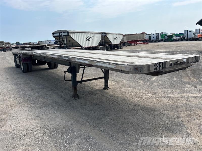 Benson 48 ft T/A Spread Axle Flatbed Trailer 自卸半挂车