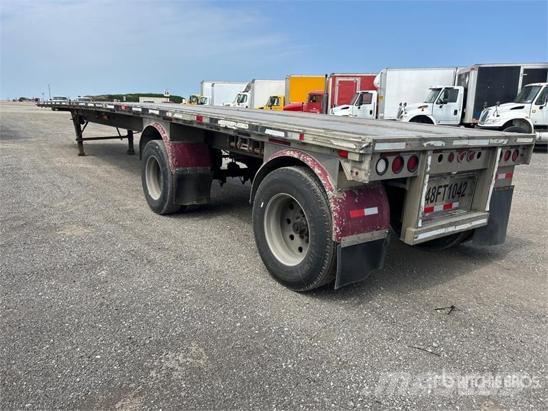 Benson 48 ft T/A Spread Axle Flatbed Trailer 自卸半挂车