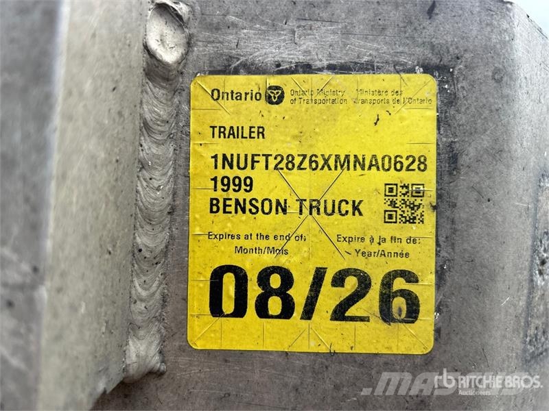 Benson 48 ft T/A Spread Axle Flatbed Trailer 自卸半挂车